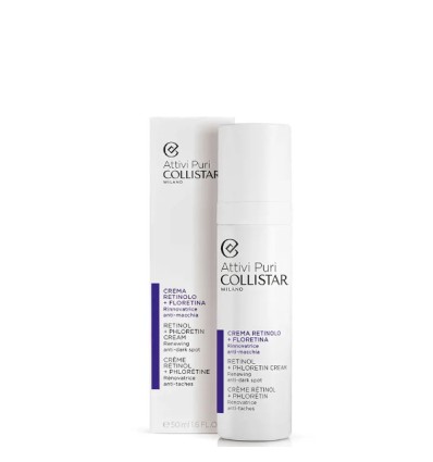 COLLISTAR ATTIVI PURI RETINOL + PHLORETIN CREAM RENEWING ANTI-DARK SPOT 50 ML